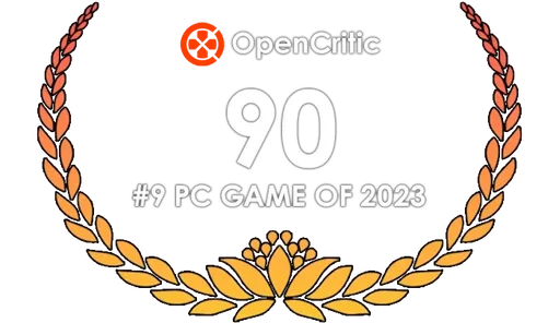OpenCritic — 90% · #9 PC Game of 2023, 2023